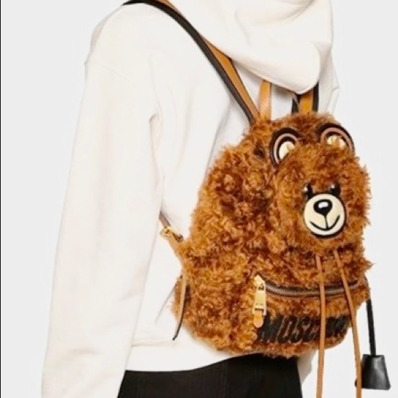 Authentic Moschino Teddy Mohair Backpack main image 9